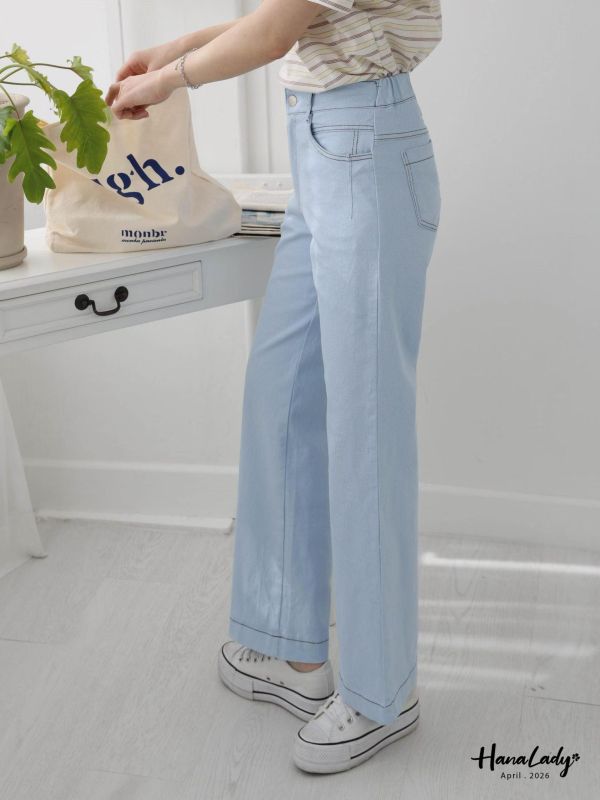 LFA33 挺版混棉休閒長褲 