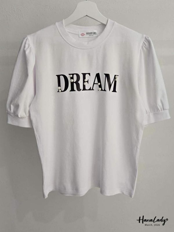 LSA29 釘珠燙銀字母T 