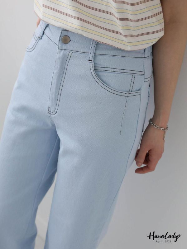 LFA33 挺版混棉休閒長褲 