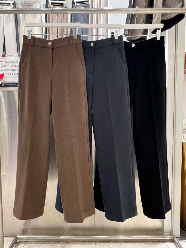 WQA56 極細燈心絨內刷毛西裝褲 