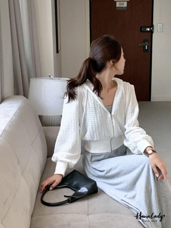 LSA21 簡約立體感長裙套裝 