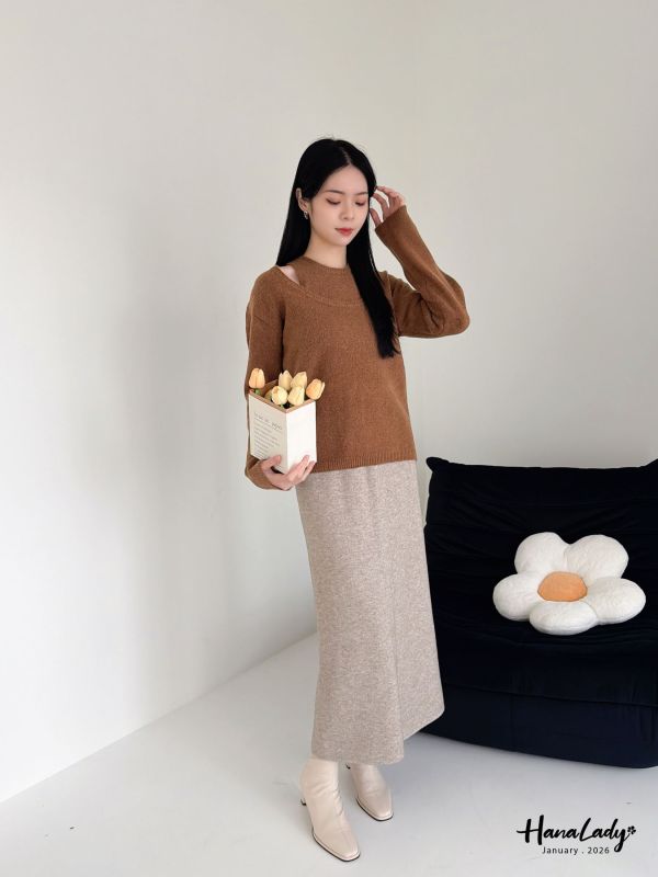 LEB09 超舒服的暖暖毛絲裙 