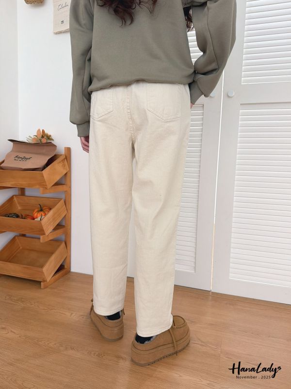 WJA77 多色可選牛仔小男友褲 