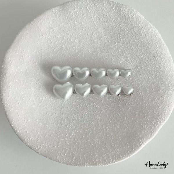 WTB11 兩件組愛心髮夾 