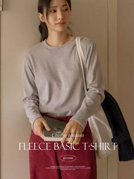 WQB02 暖呼呼絨棉磨毛圓領上衣 