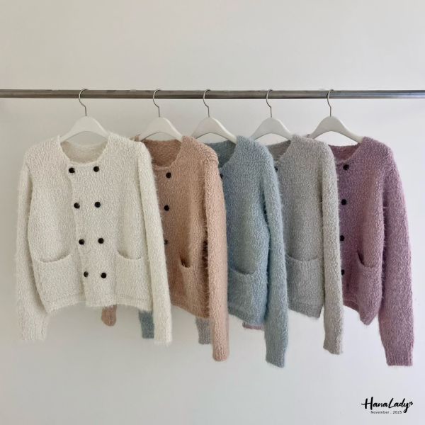 WJA03 超級親膚絨毛木紋釦衫 