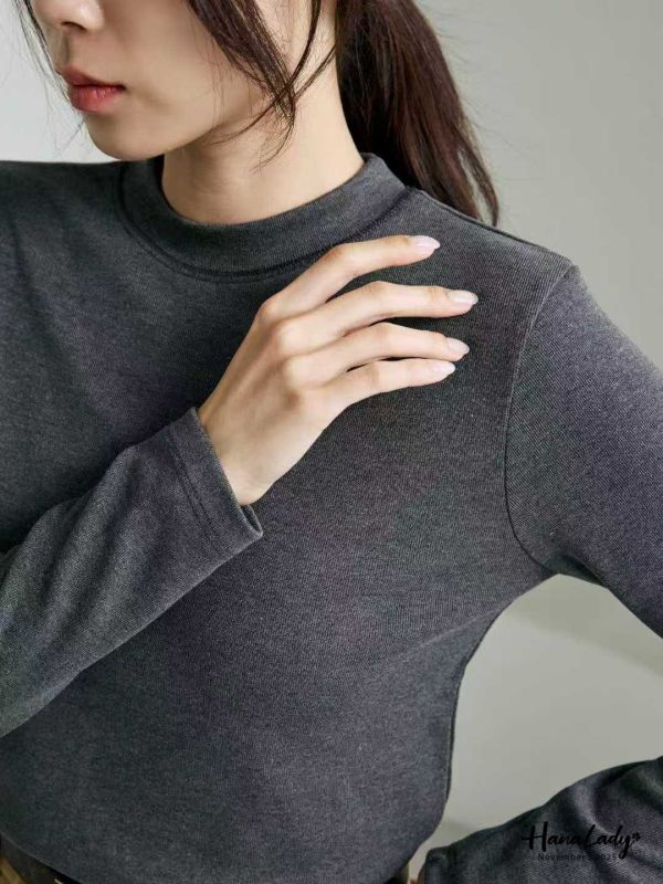 WJA67 經典百搭小立領內搭上衣 