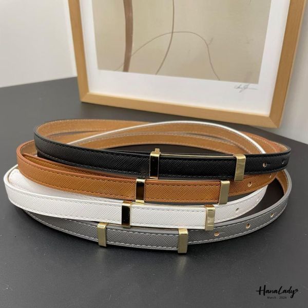 LSA63 牛皮金屬多色皮帶 