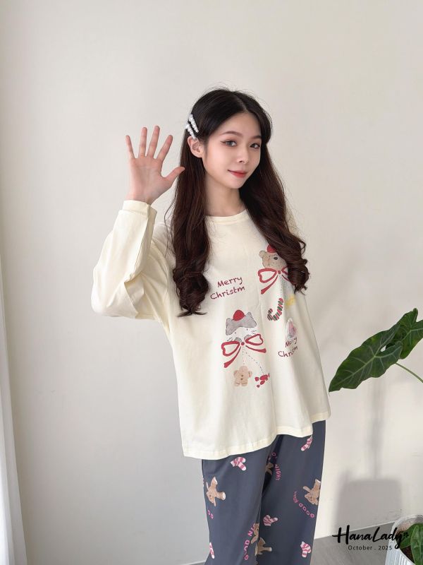 WTA91 超可愛聖誕熊熊睡衣 