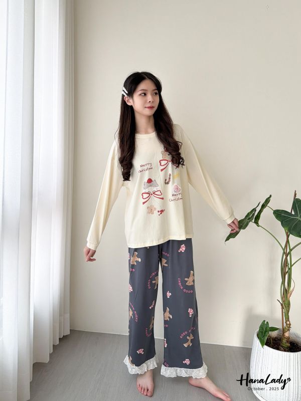 WTA91 超可愛聖誕熊熊睡衣 