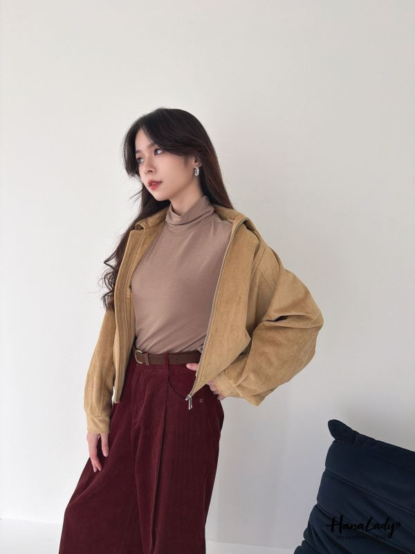 WJA43 秋冬必備親膚高領毛衣 