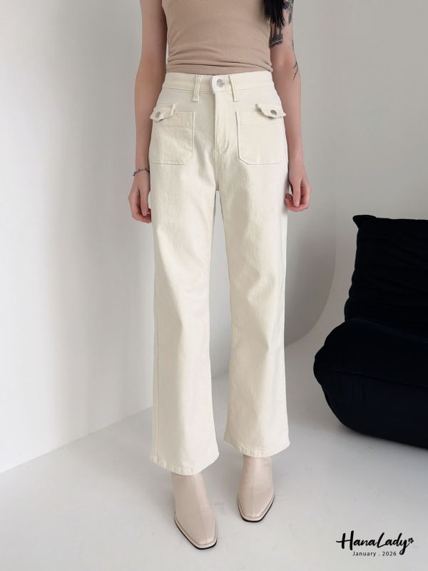 LEB13 超親膚棉內磨毛休閒褲 