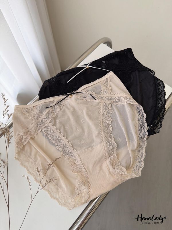 WTB01 蝴蝶結親膚蕾絲韓國內褲 