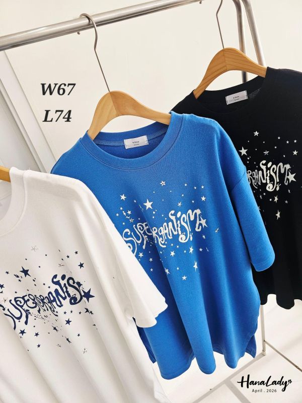 LFA72 星星卯釘嫩Q棉T 