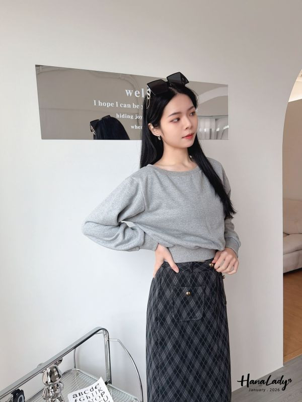 LEA74 簡約休閒斜領T 