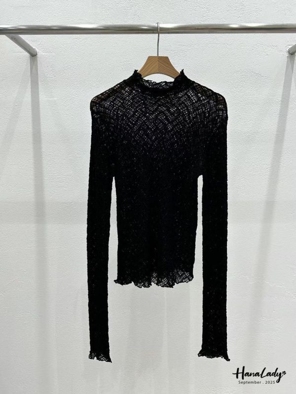 WKA28 木耳邊透膚蕾絲內搭 