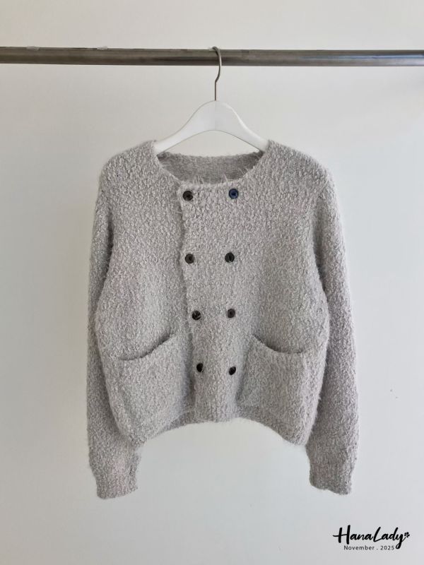 WJA03 超級親膚絨毛木紋釦衫 