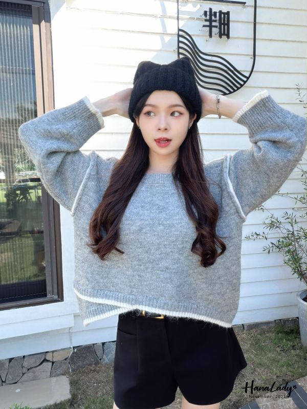 WJB23 貓貓耳朵針織帽 