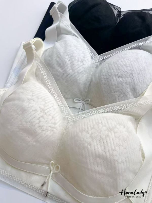 WTA99 細緻雲朵花韓國內衣 