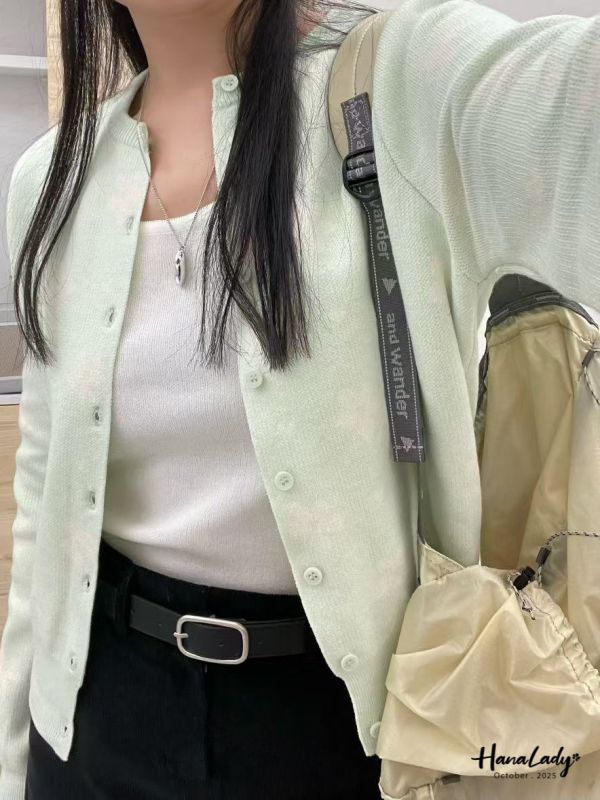WTA11 超可愛印花針織短衫 