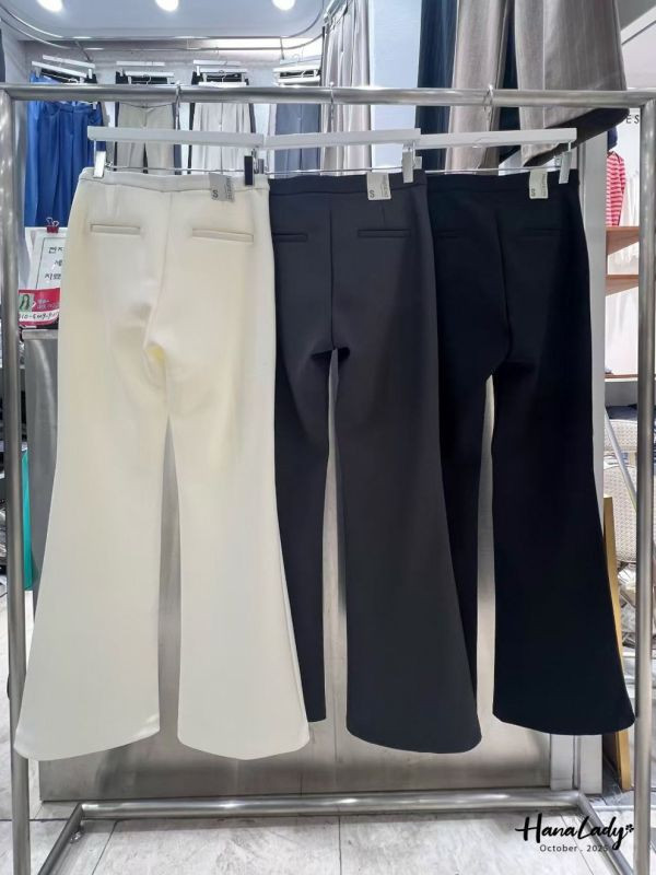 WTA63 必收款順身小喇叭西裝褲 