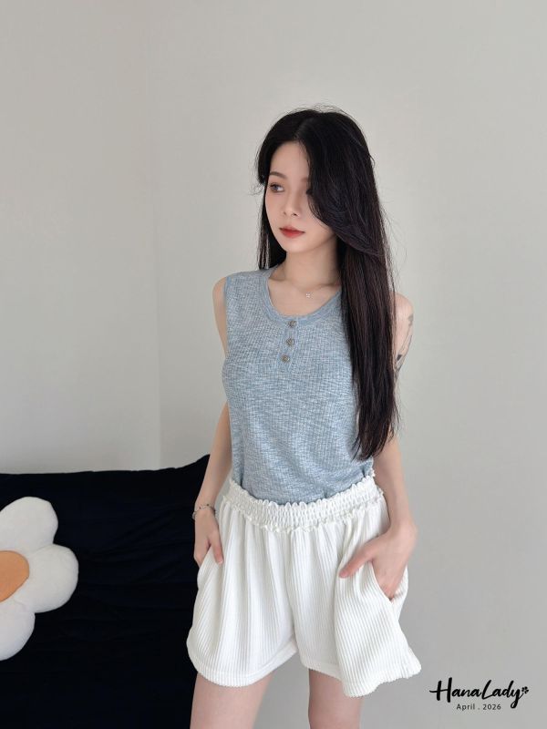 LFB02 三釦設計針織背心 