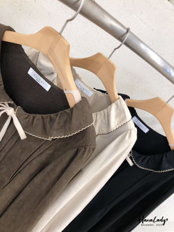 WJA40 超推日系蜜桃絨綁帶上衣 