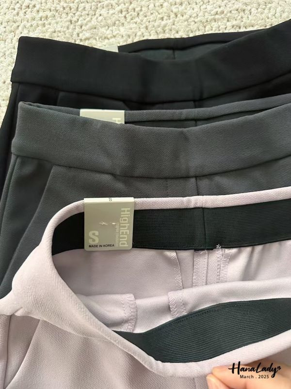 WSA50 入春必備腰鬆緊百搭西褲 