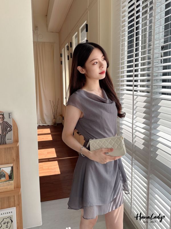 WCA42 微美層次垂領短洋 