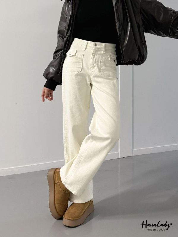 LEB13 超親膚棉內磨毛休閒褲 