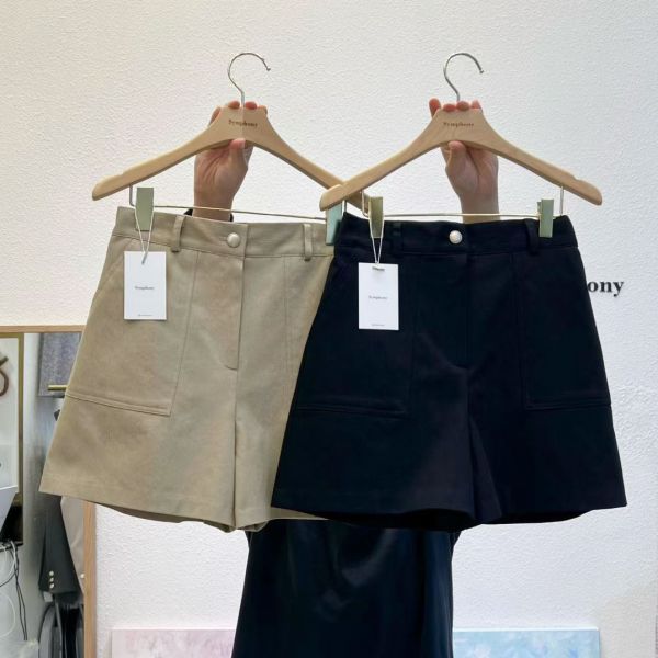 WQA15 精緻釦挺版百搭短褲 