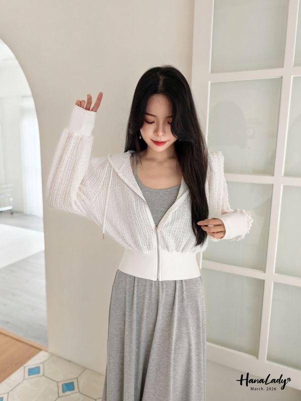 LSA21 簡約立體感長裙套裝 