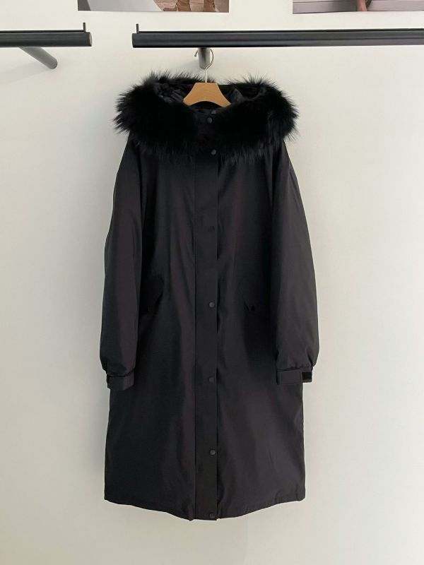 WQB33 冬天不怕冷鴨絨浣熊毛外套 