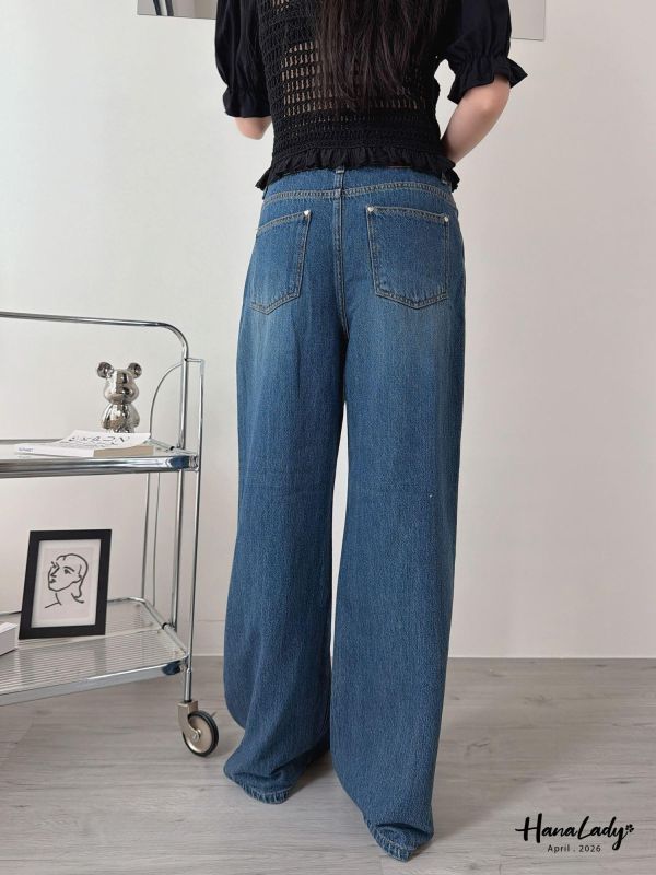 LFA53 愛心卯釘點綴春夏柔軟丹寧 