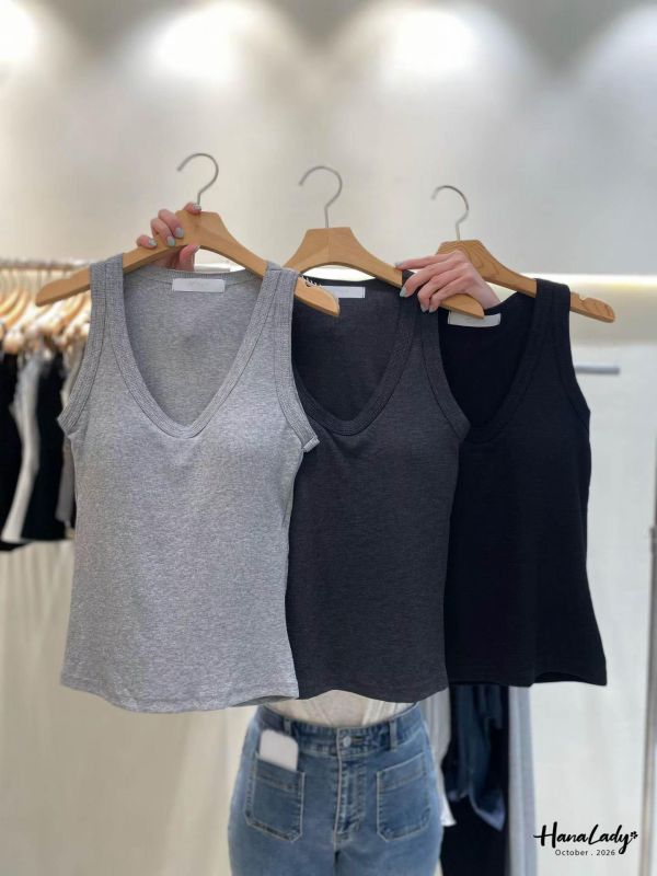 LTA55 有夠舒服V領BRA背心 