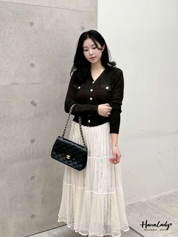 WJA08 浪漫爆棚絨布層次網紗裙 