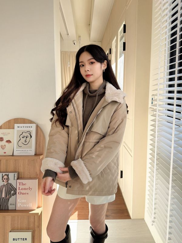 WQB05 超親膚內毛毛鋪棉外套 