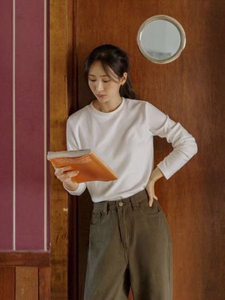 WQB02 暖呼呼絨棉磨毛圓領上衣 