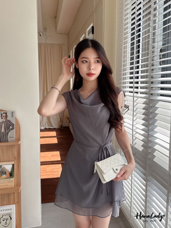 WCA42 微美層次垂領短洋 
