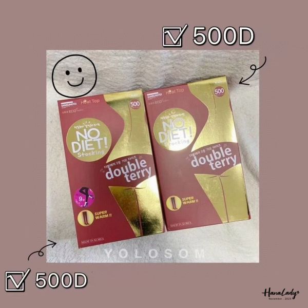 WJB36 厚絨雙層魔術瘦腿襪500D 