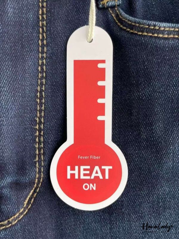 WJB47 包色款加絨合身丹寧褲 