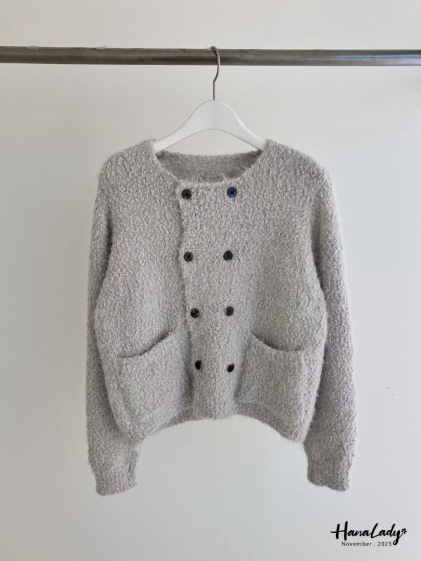 WJA03 超級親膚絨毛木紋釦衫 