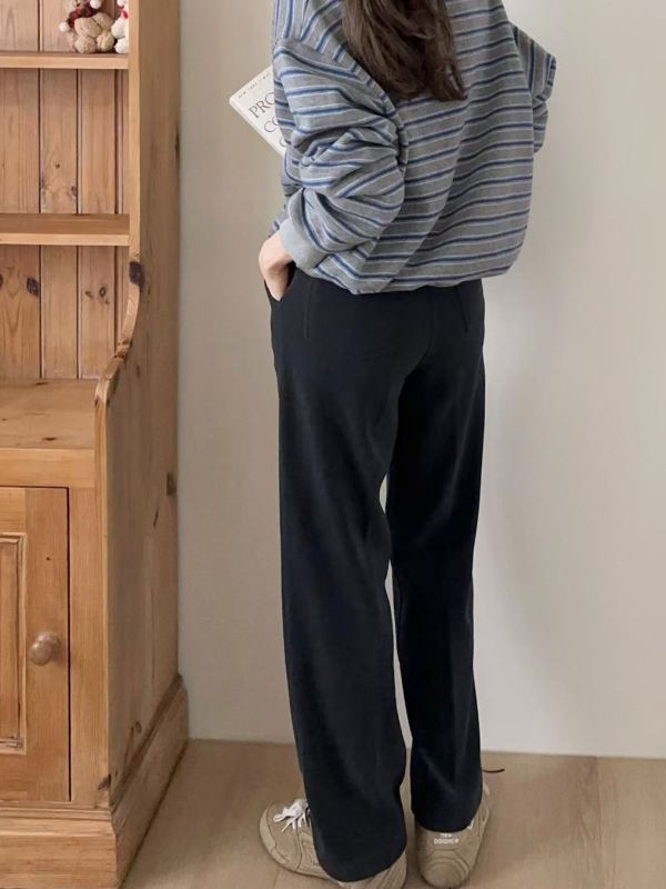 WQA56 極細燈心絨內刷毛西裝褲 