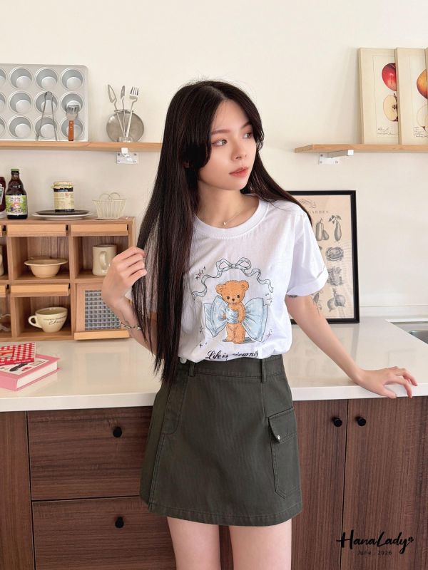 LLA01 蝴蝶結熊熊T 
