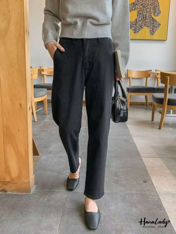 WJA77 多色可選牛仔小男友褲 