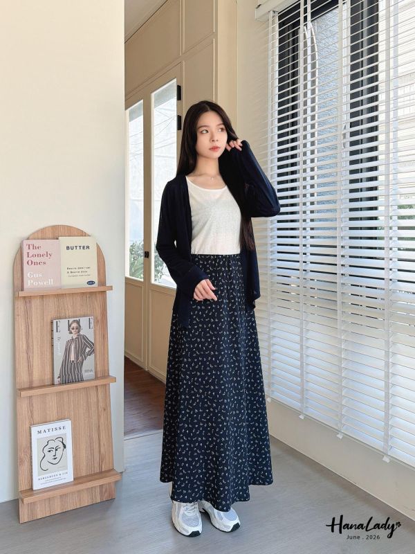 LLA49 三件式碎花裙套裝 