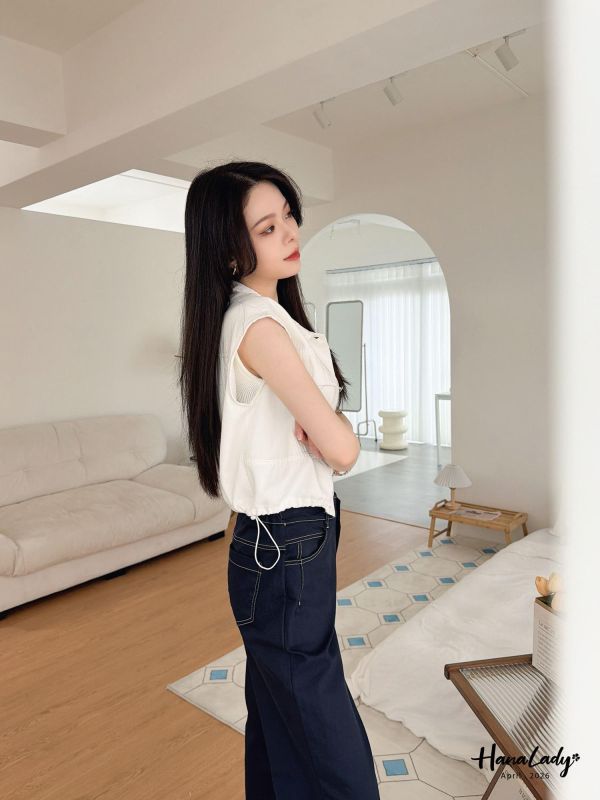 LFA17 必收百搭薄丹寧背心 