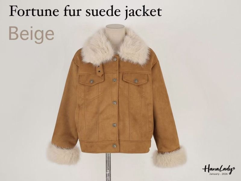 LEA02 英倫風麂皮鋪棉外毛可拆 