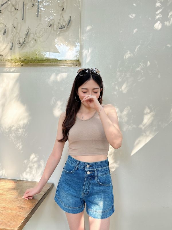 WWA86 親膚美背扭結bra top 
