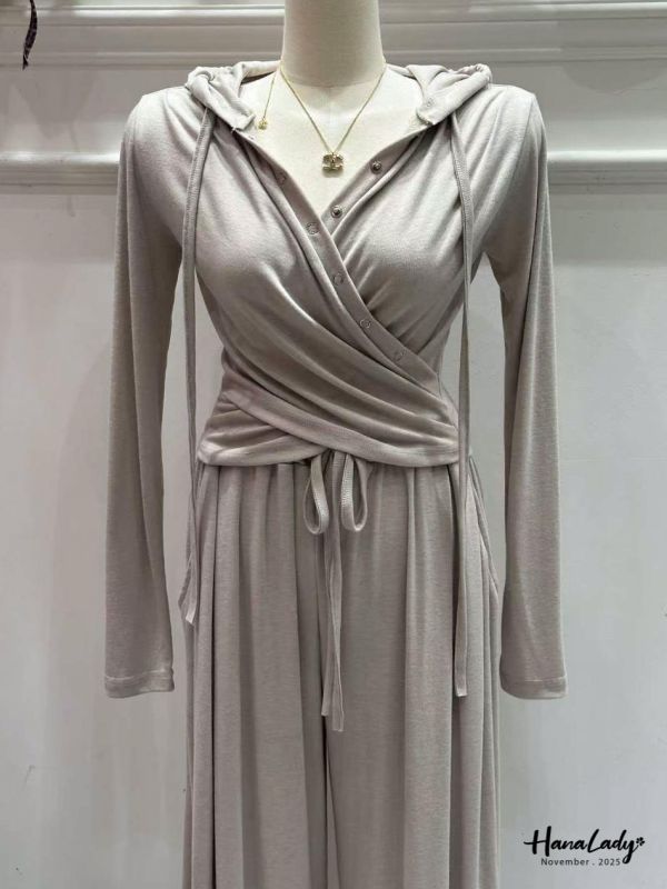 WJA62 超美親膚收腰抓摺套裝 